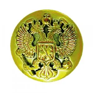 Пуговицы (золотые) 22 мм без ободка