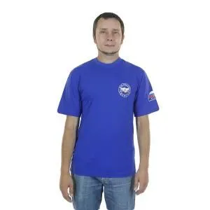 Футболка василек с логотипом МЧС