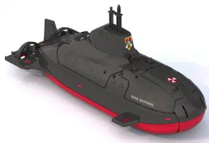 Игрушка Подводная лодка 415*180*160мм 616-AR18-440