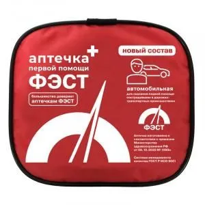 Аптечка ФЭСТ автомобильная мягкий футляр