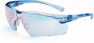 Очки UNIVET 505UP.голубые,покрытие AS/AF