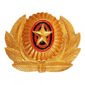 Кокарда ОВ (золотая) большая